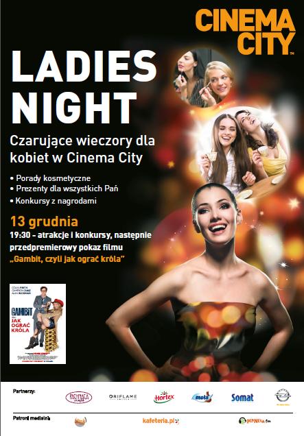 Ostatnia w tym roku odsłona Ladies Night w Cinema City!