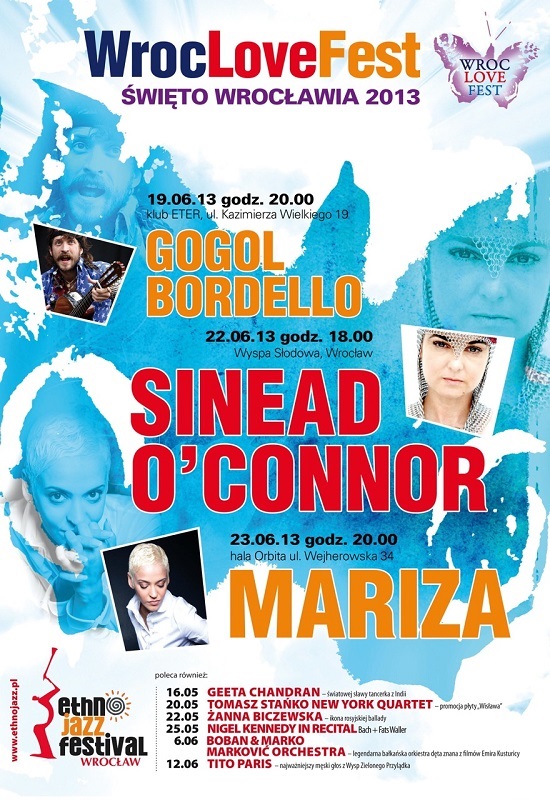 Sinead O’Connor na WrocLove Fest