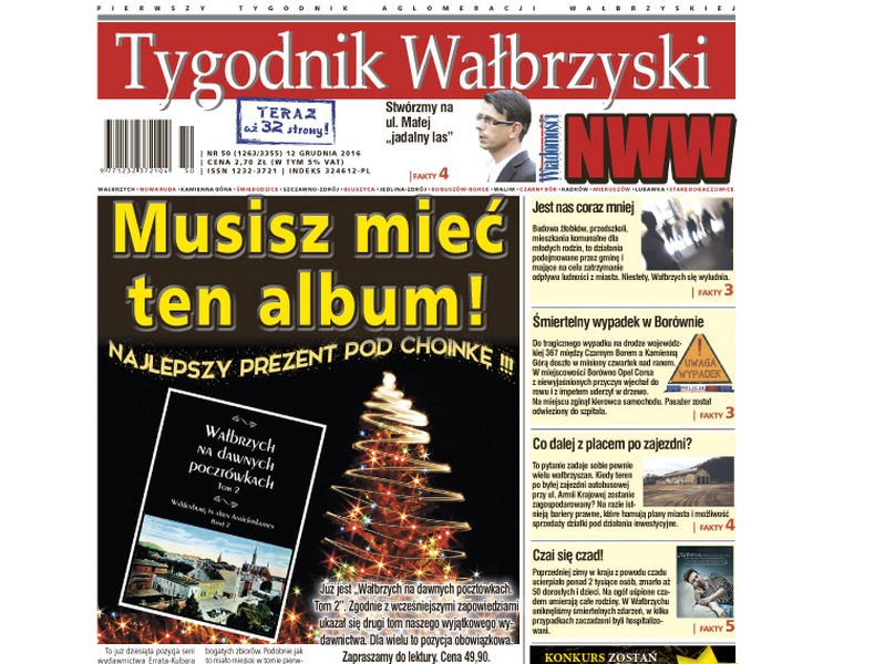 Najnowszy numer Tygodnika Wałbrzyskiego już w kioskach
