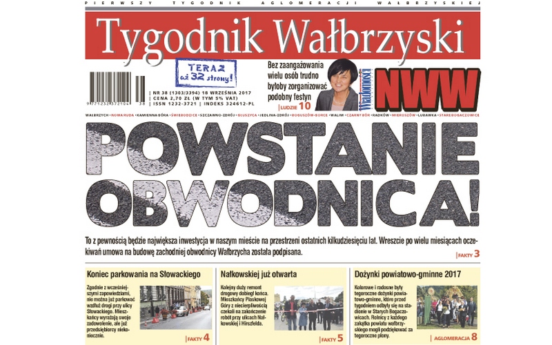Nowy Tygodnik Wałbrzyski już w kioskach