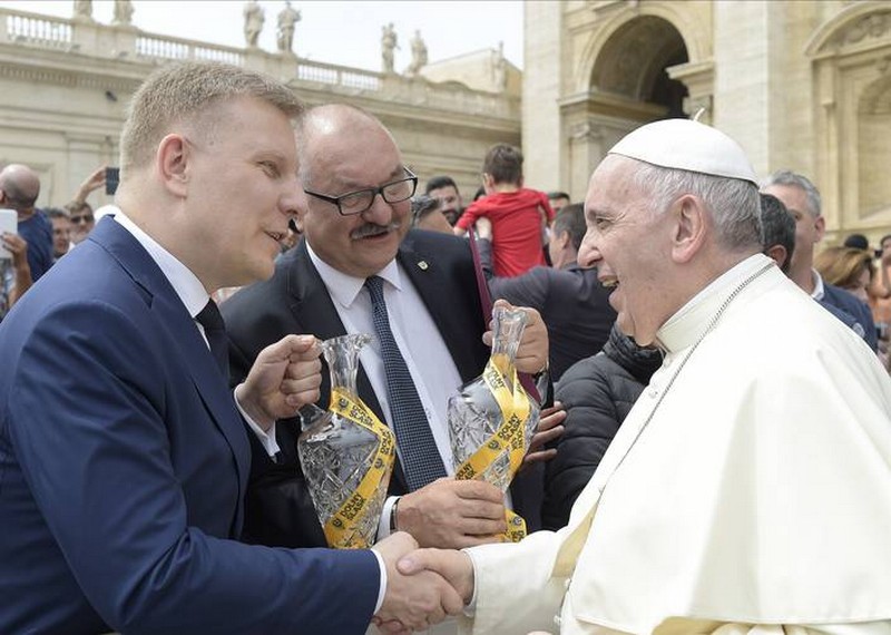Delegacja Dolnego Śląska odwiedziła papieża